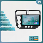 Hizpo Android Carplay Automobilio Radijas Multimedia Grotuvas Honda Civic 7 2000-2006 Navigacijai Autoradio GPS Stereo 2din Galvos Vienetas I&scaron;manusis Ekranas P1 4Core 1G 32G
