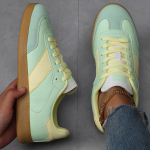 Nauji moteri&scaron;ki batai leopardo ra&scaron;to spalvų gama laisvalaikio plok&scaron;tus padą turintys batai universalūs plok&scaron;tus padą turintys madingi sportiniai moteri&scaron;ki batai 36 žalia