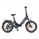ENGWE L20 3.0 BOOST Folding E-Bike 250W, 48V13.5Ah, Shimano 7-Speed, Full Suspension, Oil Disc Brakes, 20&times;3.0 Tire Urban Electric Bike L20'3BST: 250W 48V13.5Ah juoda