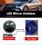 Kar&scaron;tas 2026 m. Naujas Automobilio Lipdukas Benz Žvaigždės Emblemai Ant Priekinių Grotelių Automobiliui Baltos, Mėlynos Spalvos ir LED Ap&scaron;viečiamas Logotipas Mercedes Benz W20 GL-X166 2013-2015