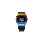 Casio pilnai metalinis serijos kvadratinis ciferblatas skaitmeninis madingas kvarcinis laikrodis dervos dirželis vyri&scaron;ki laikrodžiai juodas GM-5600SN-1PFS-PERSON Random Watch Box,Black Strap blue