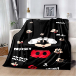 Mikiu Peliuku animacinis pledas yra purus ir mink&scaron;tas, tinkamas vaikams ir suaugusiems, puikiai tinka namams, kelionėms, stovyklavimui an 75x100cm