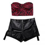 Obsession Nikki Kostiumų Rinkinys Su Spandex Audiniu Helovino Pasirodymams S black