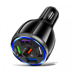 VAORLO 5 prievadų USB automobilinis įkroviklis 15W greitas 3A mini greitas įkrovimas iPhone 11 Xiaomi Huawei mobiliojo telefono įkroviklio adapteris automobilyje juoda