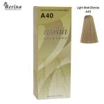 BERINA PLAUKŲ COLOR CREAM Permanent Dye A1-A47 60 g. &ndash; Tajų A40 Light Matt Blonde