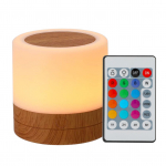 Stalinio kompiuterio &scaron;viesos diodai Spalvinga naktinė &scaron;viesa miegamojo prie lovos USB liečiama RGB naktinė lempa su nuotolinio valdymo pulteliu balta