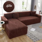 Neper&scaron;lampamos formos kampinis sofos užvalkalas Sėdimosios dalies žakardo audinys Didelis elastingas užvalkalas Nuimami užvalkalai svetainei 2-seater 145-185cm