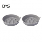 2vnt Automobilinis apvalus vandens butelis Silikoninis padėkliukas Vienspalvis puodelio laikiklis Neslystantis klausai atsparus silikoninis puodelio kilimėlis Automobilio interjero priedai pilka