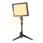 12 W mini fotografavimo lempa, pritemdoma LED lemputė, ne&scaron;iojama vlog lemputė, 1120 LED karoliukų, NP-F serijos baterija UK Plug juoda