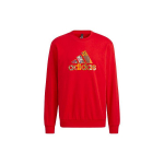 Adidas &bdquo;Cny Gfx Crew&ldquo; megztinis su &bdquo;Tiger Year&ldquo; riboto leidimo logotipu Print Vyri&scaron;kas megztinis, raudonas HI3289 M