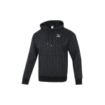 Puma Luxe Aop Hoody Su Visu Logotipo Spaudiniu Vyri&scaron;kas Džemperis Juodas 534409-01 S