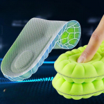 4D latekso sportiniai vidpadžiai Super mink&scaron;ti didelio elastingumo batų pagalvėlės skausmą mal&scaron;inantys dezodorantai, lanko atrama bėgimo vidpadžiai pėdų vidpadis 43-44