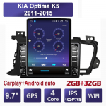 9,7 colio automobilinis radijas, skirtas KIA Optima K5 2011-2015 Android 2 DIN Tesla vertikalus ekranas Carplay Automatinis radijas Multimedijos grotuvas 2+32GB