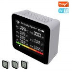 20 viename Tuya WIFI i&scaron;manusis oro kokybės monitorius patalpų CO2 detektorius