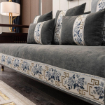 Keturių sezonų universalus naujas kini&scaron;kas &scaron;enilinis sofos pagalvėlė, mink&scaron;ta neslystanti auk&scaron;čiausios klasės sofos užvalkalas porankis, atlo&scaron;o rank&scaron;luosčių užvalkalas 110*160CM