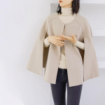 O Kaklo pončo striukė Laisvi laisvalaikio pelerinos Paltai Madingi megztiniai Apsiaustas Moterims Rudens Žiema Nauji Moteri&scaron;ki Apdarai Apdarai One Size abrikosas