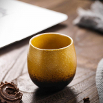 Japoni&scaron;ko stiliaus stambios keramikos krosnyje kepta popietės arbatos puodelis kavos puodelis vintažinis malkų imitacijos rankų darbo puodelis arbatos dubenėlio puodelis General-purpose