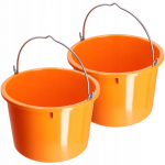 KADAX Wiadro Wiaderko Budowlane 20L 40kg mocne 2szt.