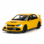 1/32 Mitsubishi Lancer EVO IX Diecast Modelio Automobilis Žaislas Kolekcinis Garsas ir &Scaron;viesa Žaislas 1/32-Size:15.5*6.8*5cm geltona