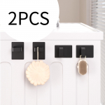 2 Metal Hooks for Hanging in Garage And Kitchen juoda