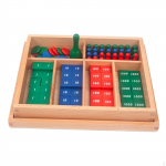 Montessori antspaudų žaidimo mokymo priemonės, skaičiavimas, ikimokyklinis profesionalas, vaikų ankstyvojo mokymosi įrankis