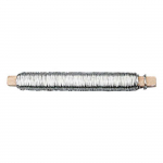 Fil de fer galvanis&eacute; - Non sp&eacute;cifi&eacute; - R&eacute;f 517240 - 10 rouleaux de 100 gr - Gris - Bricolage et fleuristerie