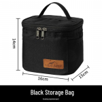 Ne&scaron;iojamas lauko prieskonių buteliukų rinkinys kempingui ir i&scaron;kyloms su sandariais aliejaus buteliukais ir laikymo krep&scaron;iu