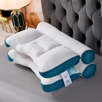 Antros kartos nuo traukos kaklo atrama pagalvės užpildas geresniam miegui ir kaklo apsaugai - Megzta medvilnė, Suaugusiųjų vienvietė pagalvė. Single Pillow