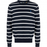Polo Ralph Lauren Ss23 Dryžuotas Mažo Logotipo Spausdintas Apvalios Kaklo Palaidinė Vyri&scaron;ka Palaidinė Juoda 710899202-001 L black