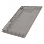 17,72 X 11,81 col. Silikoninis elektronikos remonto kilimėlis Magnetinis kar&scaron;čiui atsparus remonto darbo kilimėlis skirtas