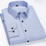 8XL 7XL 6XL Didelių dydžių vyri&scaron;ki mar&scaron;kiniai ilgomis rankovėmis Vyri&scaron;ki verslo laisvalaikio Slim Fit mar&scaron;kiniai Vyri&scaron;ki dryžuoti suknelės mar&scaron;kiniai darbui, socialiniams renginiams S