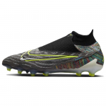 Nike Phantom GX Elite DF Fusion AG Pro Link Pack vyri&scaron;ki sportbačiai, juodi, balti ir mėlynai &scaron;vytintys, DV6972-071 40