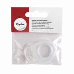 Adaptateur de sucette en silicone 9 x 8 cm skaidri