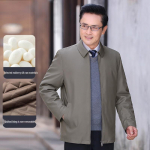 Fengxun Men's Fleece-Lined Padded Winter Jacket XL 180