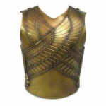 Viduramžių &scaron;arvų striukė EAGLE BREASTPLATE King Steel Suit kalėdinis kostiumas