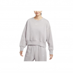 Nike Sportswear Phoenix Fleece Dydelis Patogus Apvaliu Kaklu Ilgomis Rankovėmis Džemperis Moteri&scaron;ki Vir&scaron;utiniai Drabužiai DQ5762009 M white