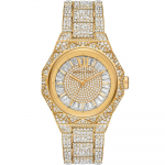Michael Kors MK7398 Raquel Pave Auksinio Tonas Moteri&scaron;kas Laikrodis 41mm