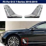 Patikimas-2 vnt. Naujas &scaron;oninio sparno oro paėmimo skydelis, chromuota apdaila BMW G12 7 serijai 2016- 51137347377 51747347378 NONE sidabras