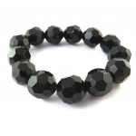 Les Tr&eacute;sors De Lily [E3180] - Bracelet 'Noir Sublime' Noir juoda
