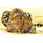 &bdquo;Panther Animal&ldquo; &bdquo;pasidaryk pats&ldquo; skaitmeninė tapyba pagal numerius Modernus sienų menas, tapyba ant drobės, unikali dovana namų dekoravimui 40x50 cm 40x50cm no frame