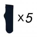 5 porų vasarinių plonų solidžių moteri&scaron;kų kojinių rinkinys Harajuku Simplicity baltos ilgos kojinės Kawaii nuoga mada moksleivei japonams 5pair 1