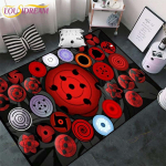 Anime Naruto modelio kilimai Svetainės neslystančios zonos kilimėlis Vaikams Miegamojo kilimėliai Jogos kilimėlis Didelio kilimo dekoras 40cm x 60cm