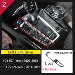 Anglies pluo&scaron;tas, skirtas BMW 5 7 serijai F01 F10 F07 F25 F26 Priedai Valdymo pavarų perjungimo skydelio dekoratyvinė juostos dangčio apdaila Automobilis 2 Type