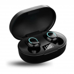 VAORLO X12 Mini In-Ear belaidės ausinės Triuk&scaron;mo mažinimas Ausinės Skaitmeninis Ekranas Ausinės, skirtos Xiaomi Android vandeniui atsparioms stereo ausinėms juoda
