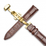 Laikrodžio apyrankė 18mm 19mm 20mm 21mm 22mm 24mm Calf Natūralios odos laikrodžio apyrankė Alligator grūdėta laikrodžio dirželis, skirtas Tissot Seiko 24mm