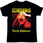Scorpions Rock Believer juodi unisex mar&scaron;kinėliai S
