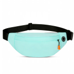 Unisex juosmens krep&scaron;ys krūtinės krep&scaron;ys Crossbody Bag Hip Waist Pack diržas piniginė Drobė mėlyna