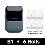 Niimbot B1 Mini ne&scaron;iojamas terminis spausdintuvas Lipdukų lipdukų gamintojas Ki&scaron;eninio spausdintuvo ženklinimo ma&scaron;ina Bluetooth Niimbot