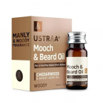 Ustraa Woody Mooch and Beard Oil - 35ml - Shine, Nourishment & Pleasant Fragrance for beard | No Paraben