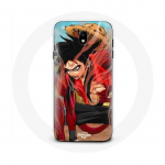 Coque pour Samsung Galaxy J7 2017 Luffy Gear 5 One Piece Manga Anime - Maniacase juoda